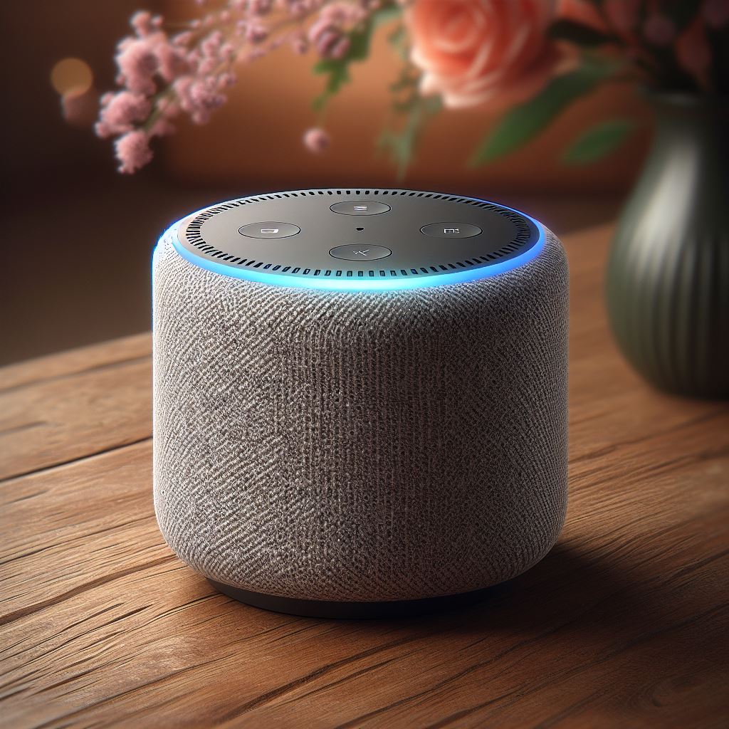 Echo Dot with clock