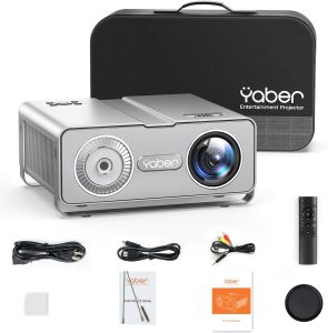YABER Projector with WiFi and Bluetooth, 15000L Native 1080P Movie Projector